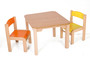 Dětský stolek MATY + židličky LUCA (oranžová, žlutá)