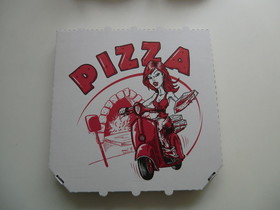 Krabice na pizzu - 32x32 cm s potiskem
