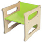 Dětská židle TETRA 3v1 natur (zelená)