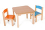 Dětský stolek MATY + židličky LUCA (modrá, oranžová)