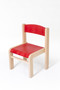 Dětská židle LUCA pro mateřské školy a družinky (červená, 26)